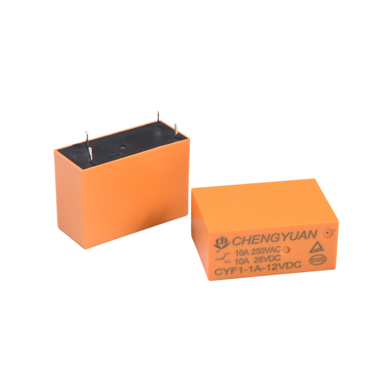 CYF1 relej, SPSP relej, JQX-14F, 10A 250VAC relej, 16A relej, 5PIN PCB relej. PCB 0.54W relej. 14F relej snage