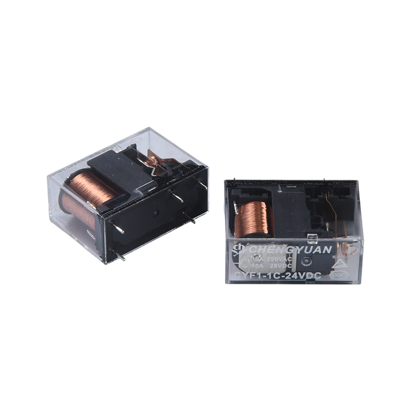 CYF1 relej, SPSP relej, JQX-14F, 10A 250VAC relej, 16A relej, 5PIN PCB relej. PCB 0.54W relej. 14F relej snage