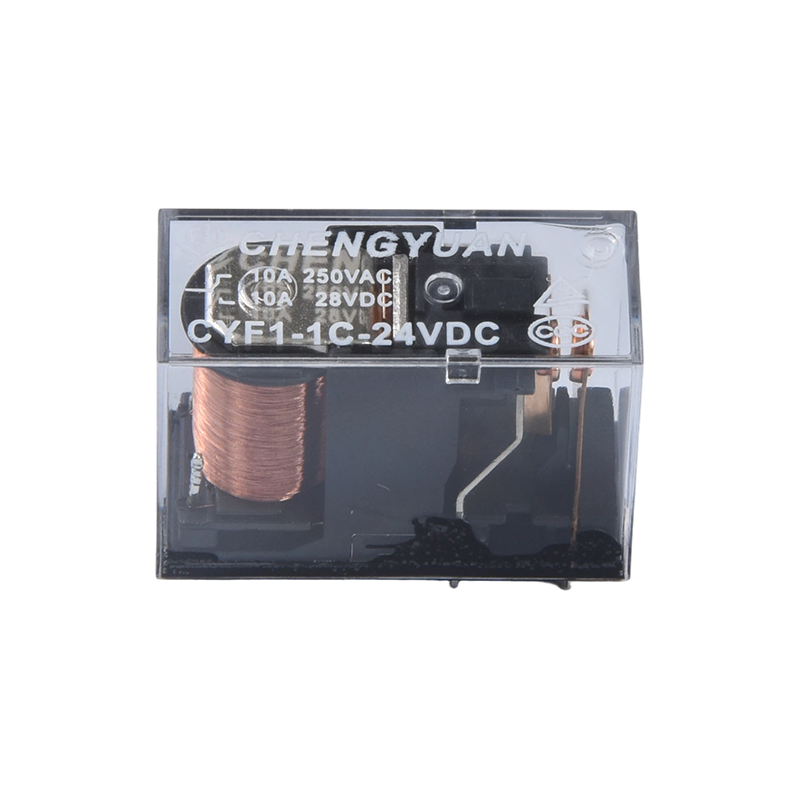 CYF1 relej, SPSP relej, JQX-14F, 10A 250VAC relej, 16A relej, 5PIN PCB relej. PCB 0.54W relej. 14F relej snage
