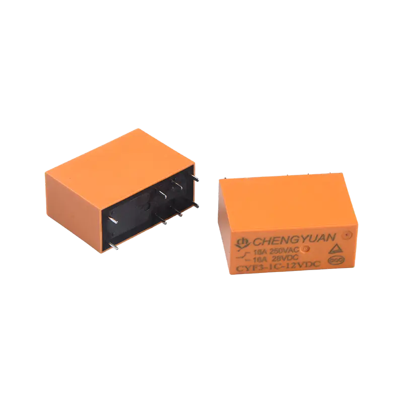 CYF3 relej,SPDT relej,JQX-14F,16A 250VAC relej,8PIN PCB 0.54W relej.14F relej snage