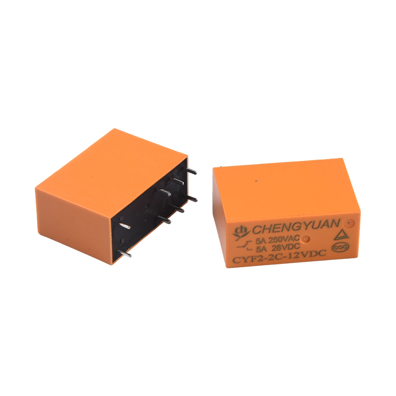 CYF2 relej, DPDT relej, JQX-14F, 5A 250VAC relej, 8A relej, 8PIN PCB 0.54W relej. 14F relej snage