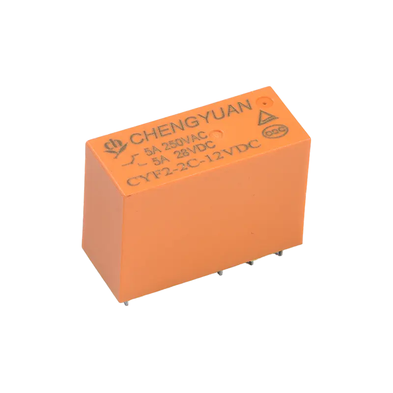CYF2 relej, DPDT relej, JQX-14F, 5A 250VAC relej, 8A relej, 8PIN PCB 0.54W relej. 14F relej snage
