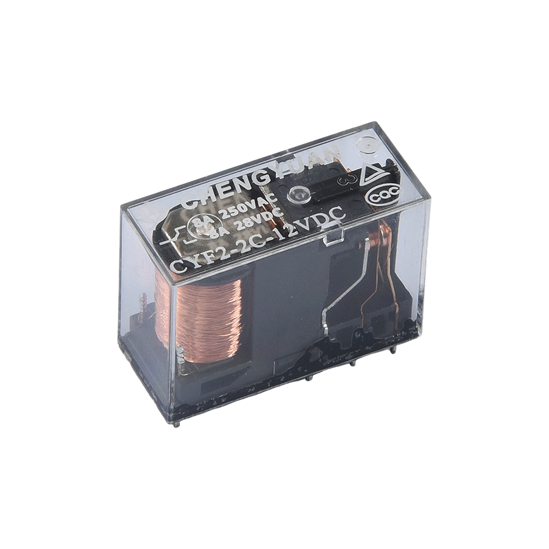 CYF2 relej, DPDT relej, JQX-14F, 5A 250VAC relej, 8A relej, 8PIN PCB 0.54W relej. 14F relej snage