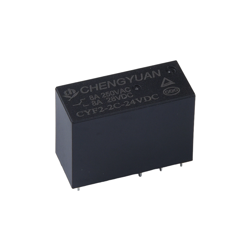 CYF2 relej, DPDT relej, JQX-14F, 5A 250VAC relej, 8A relej, 8PIN PCB 0.54W relej. 14F relej snage