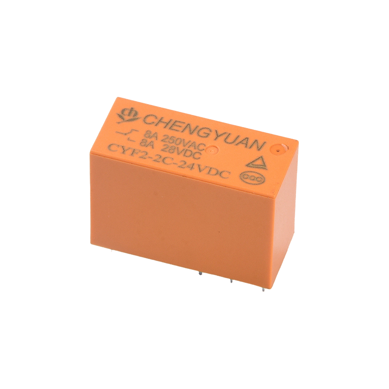 CYF2 relej, DPDT relej, JQX-14F, 5A 250VAC relej, 8A relej, 8PIN PCB 0.54W relej. 14F relej snage