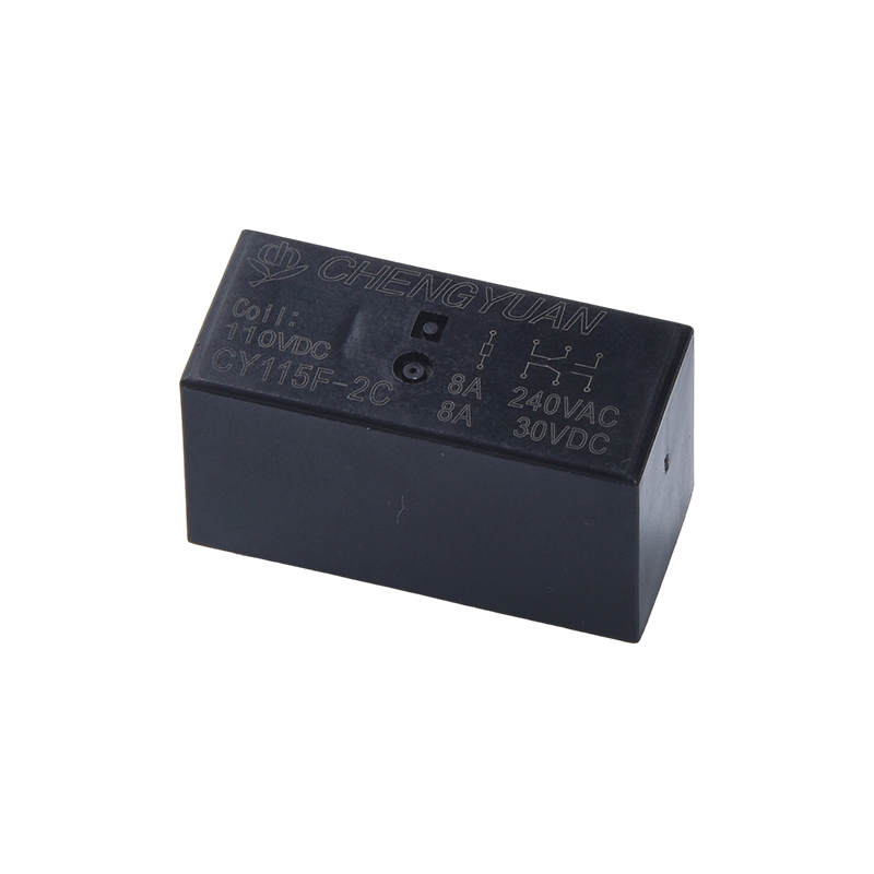 CY115F2 relej, DPDT PCB relej, JQX-115F, 8A 0,4 W 8PIN relej, PCB 2C relej. 115F relej snage