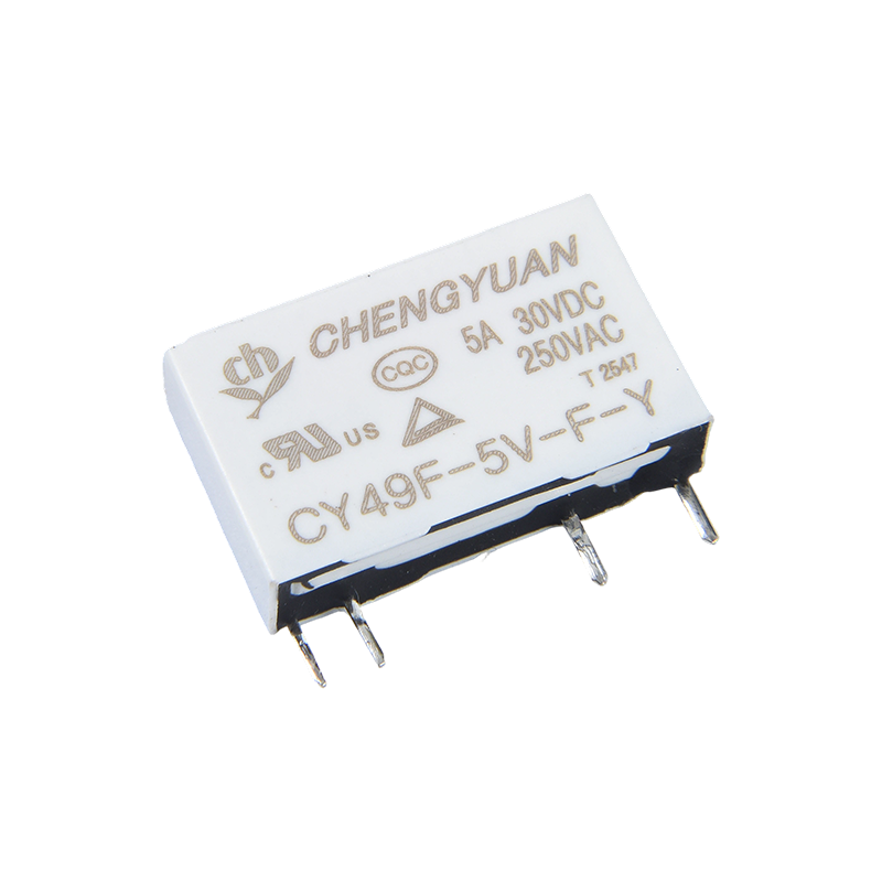 CY49F relej, tanki energetski relej, 49F relej, signalni relej, 4PIN PCB 5A 0,12 W mali relej.