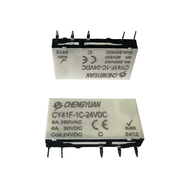 CY41F relej, tanki energetski relej, 41F relej, signalni relej, 5PIN PCB 6A mali relej.